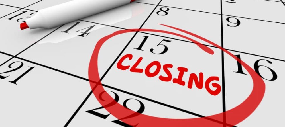 Step 20 to Selling Your Home: Schedule the Closing Date on your Calendar